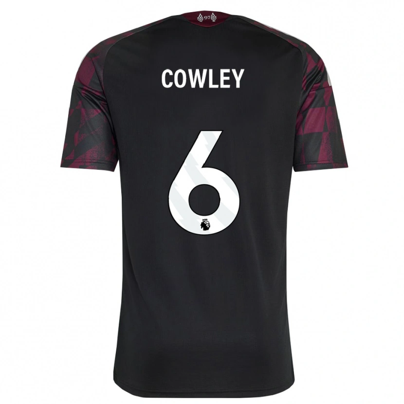 Danxen Kvinder Ryan Cowley #6 Sort Hvid Lilla Tredje Sæt Spillertrøjer 2026/27 Trøje T-Shirt