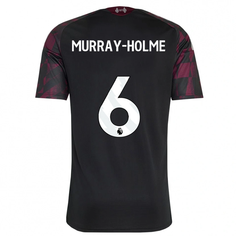 Danxen Kvinder Haydn Murray-Holme #6 Sort Hvid Lilla Tredje Sæt Spillertrøjer 2026/27 Trøje T-Shirt