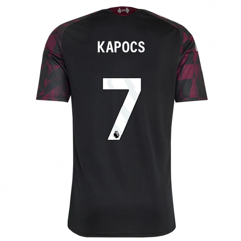 Danxen Kvinder Cornelia Kapocs #7 Sort Hvid Lilla Tredje Sæt Spillertrøjer 2026/27 Trøje T-Shirt