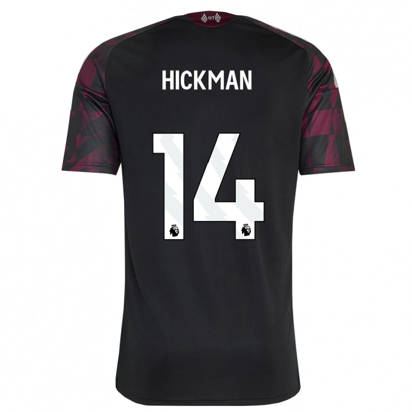 Danxen Kvinder Ellis Hickman #14 Sort Hvid Lilla Tredje Sæt Spillertrøjer 2026/27 Trøje T-Shirt