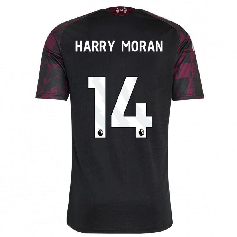 Danxen Kvinder Harry Moran #14 Sort Hvid Lilla Tredje Sæt Spillertrøjer 2026/27 Trøje T-Shirt
