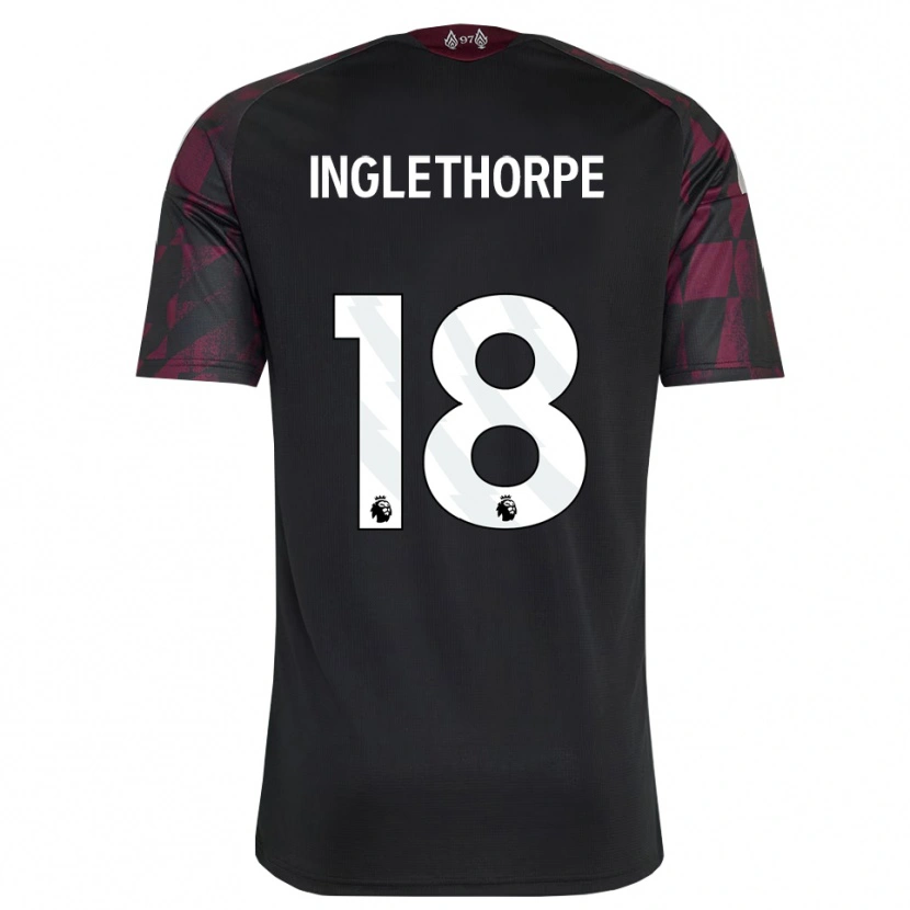 Danxen Kvinder Finn Inglethorpe #18 Sort Hvid Lilla Tredje Sæt Spillertrøjer 2026/27 Trøje T-Shirt
