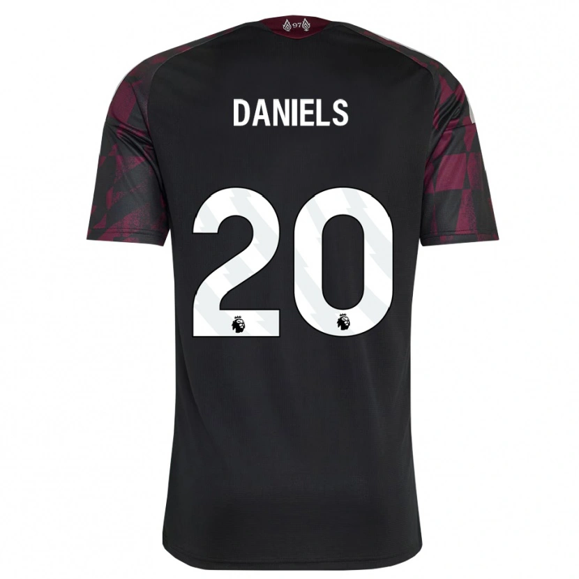 Danxen Kvinder Yana Daniels #20 Sort Hvid Lilla Tredje Sæt Spillertrøjer 2026/27 Trøje T-Shirt