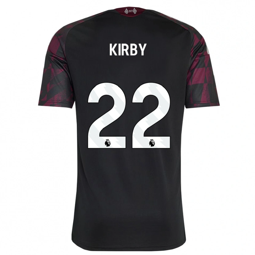 Danxen Kvinder Faye Kirby #22 Sort Hvid Lilla Tredje Sæt Spillertrøjer 2026/27 Trøje T-Shirt