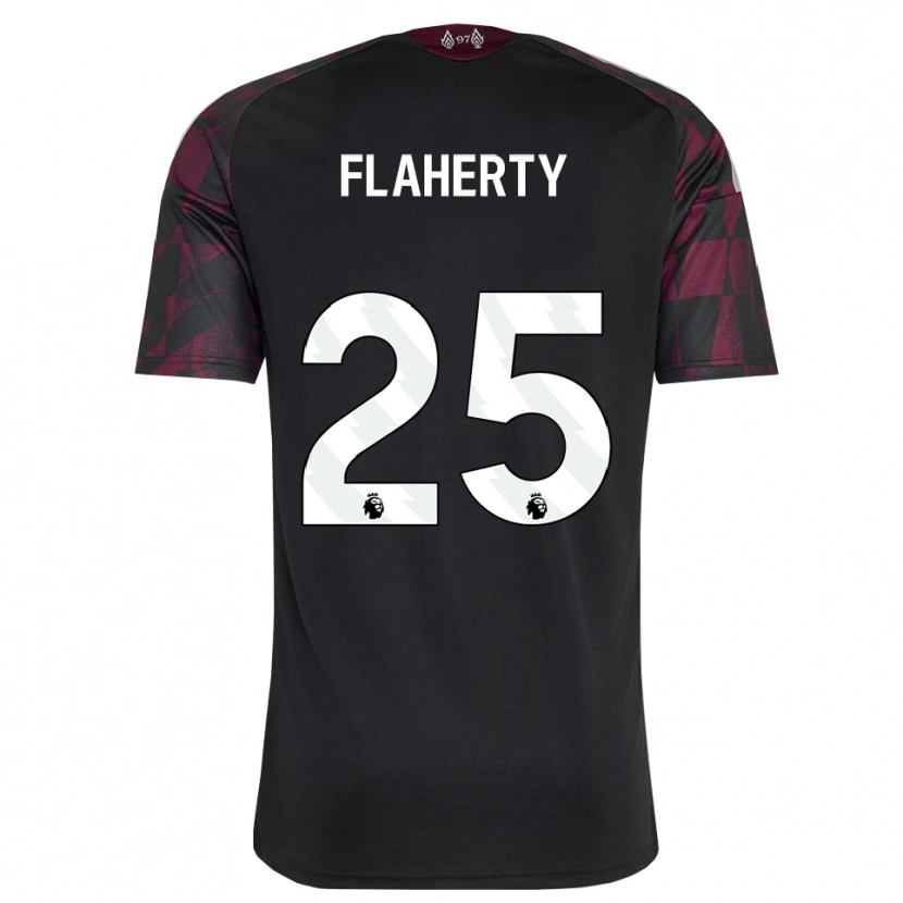 Danxen Kvinder Gilly Flaherty #25 Sort Hvid Lilla Tredje Sæt Spillertrøjer 2026/27 Trøje T-Shirt