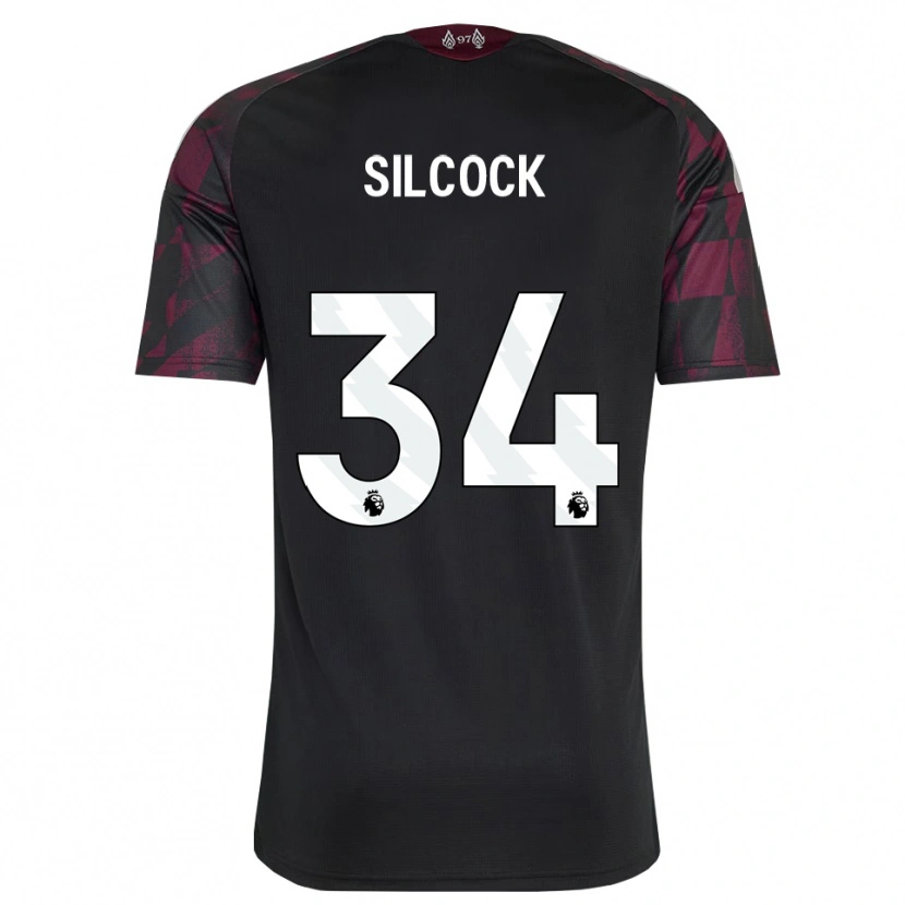 Danxen Kvinder Hannah Silcock #34 Sort Hvid Lilla Tredje Sæt Spillertrøjer 2026/27 Trøje T-Shirt