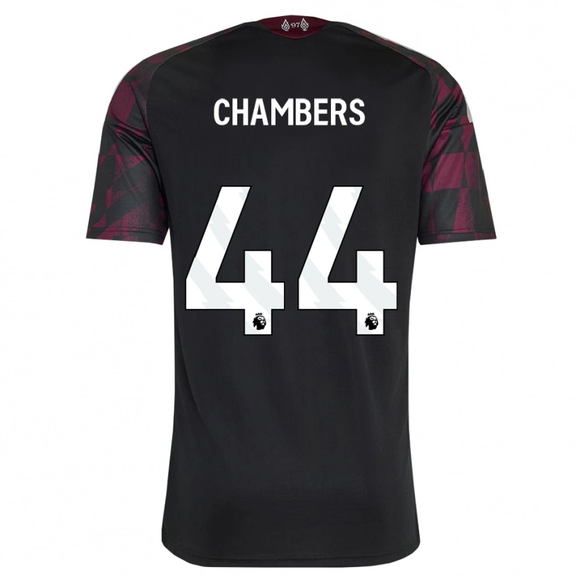 Danxen Kvinder Luke Chambers #44 Sort Hvid Lilla Tredje Sæt Spillertrøjer 2026/27 Trøje T-Shirt