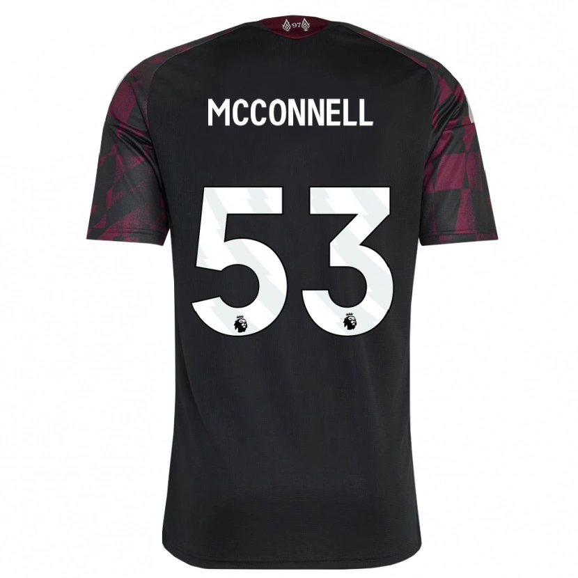 Danxen Kvinder James Mcconnell #53 Sort Hvid Lilla Tredje Sæt Spillertrøjer 2026/27 Trøje T-Shirt