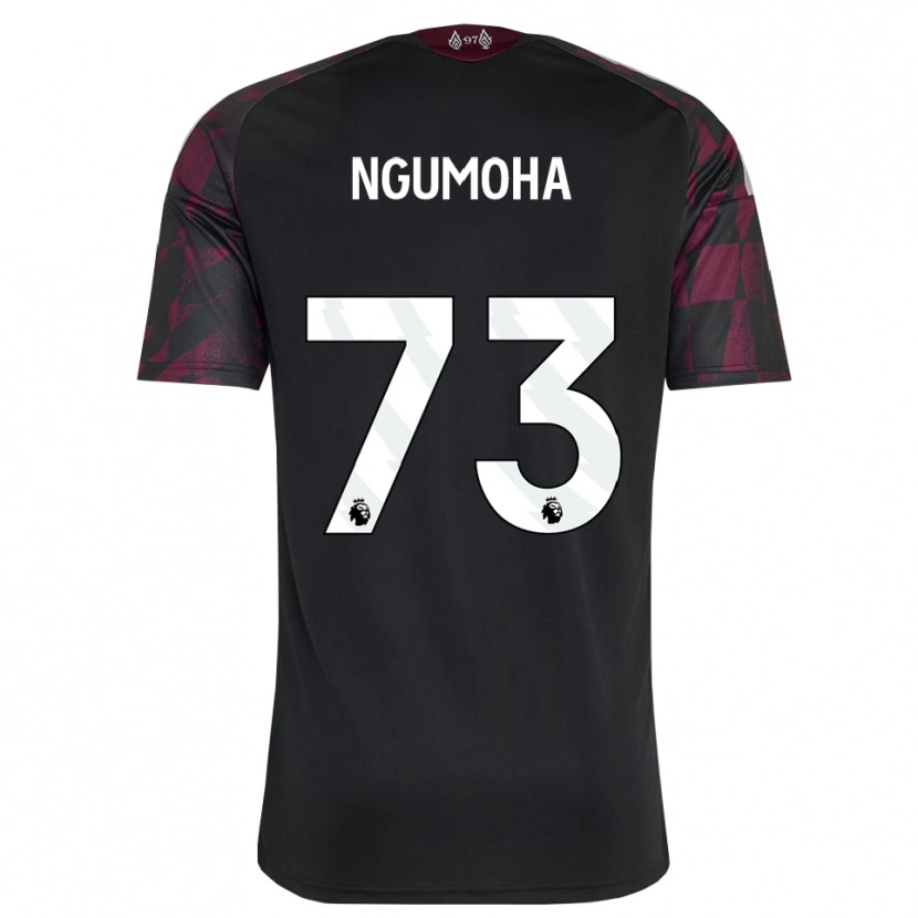 Danxen Kvinder Rio Ngumoha #73 Sort Hvid Lilla Tredje Sæt Spillertrøjer 2026/27 Trøje T-Shirt
