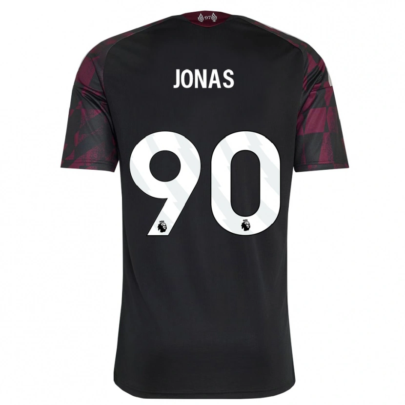 Danxen Kvinder Lee Jonas #90 Sort Hvid Lilla Tredje Sæt Spillertrøjer 2026/27 Trøje T-Shirt