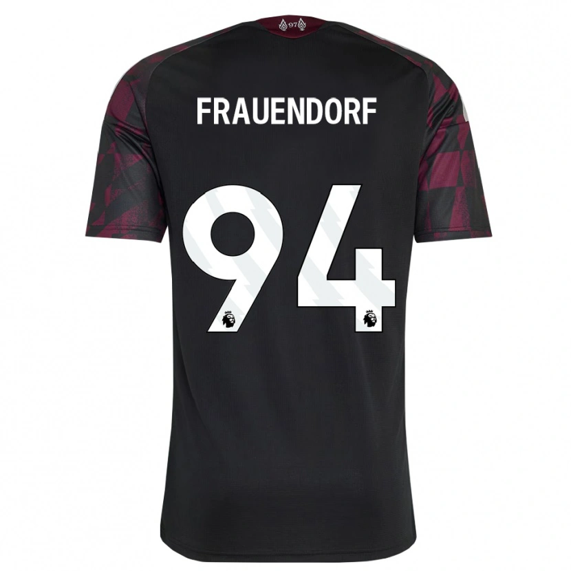 Danxen Kvinder Melkamu Frauendorf #94 Sort Hvid Lilla Tredje Sæt Spillertrøjer 2026/27 Trøje T-Shirt
