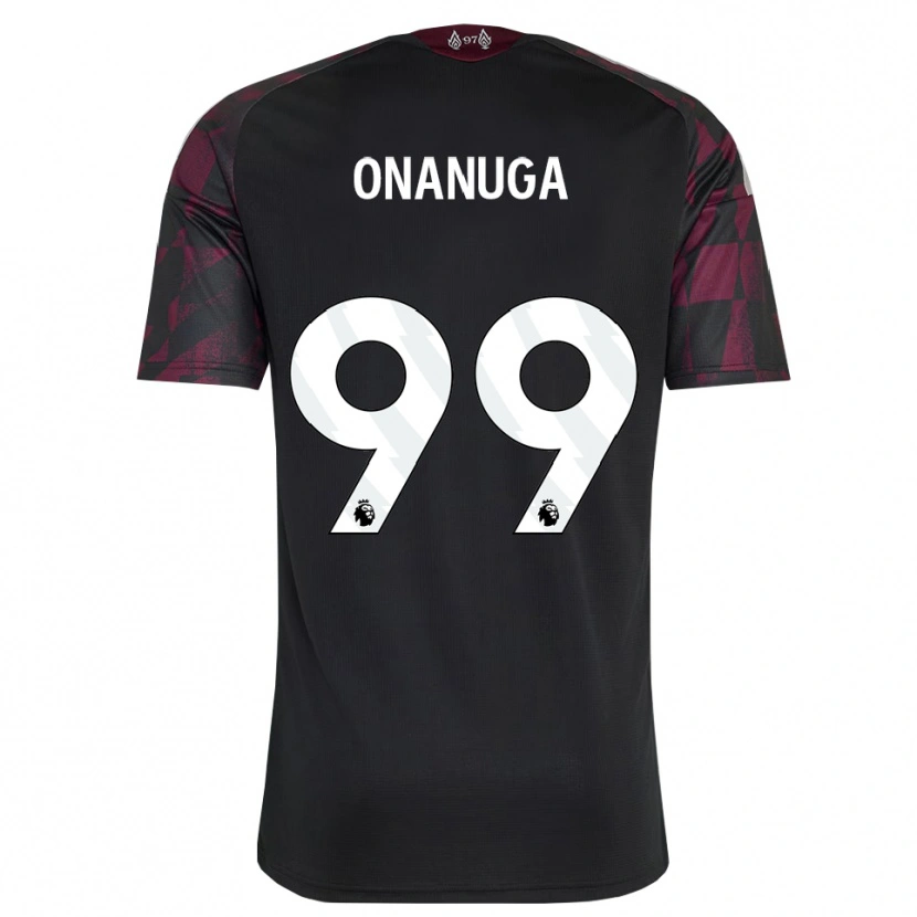 Danxen Kvinder Fola Onanuga #99 Sort Hvid Lilla Tredje Sæt Spillertrøjer 2026/27 Trøje T-Shirt