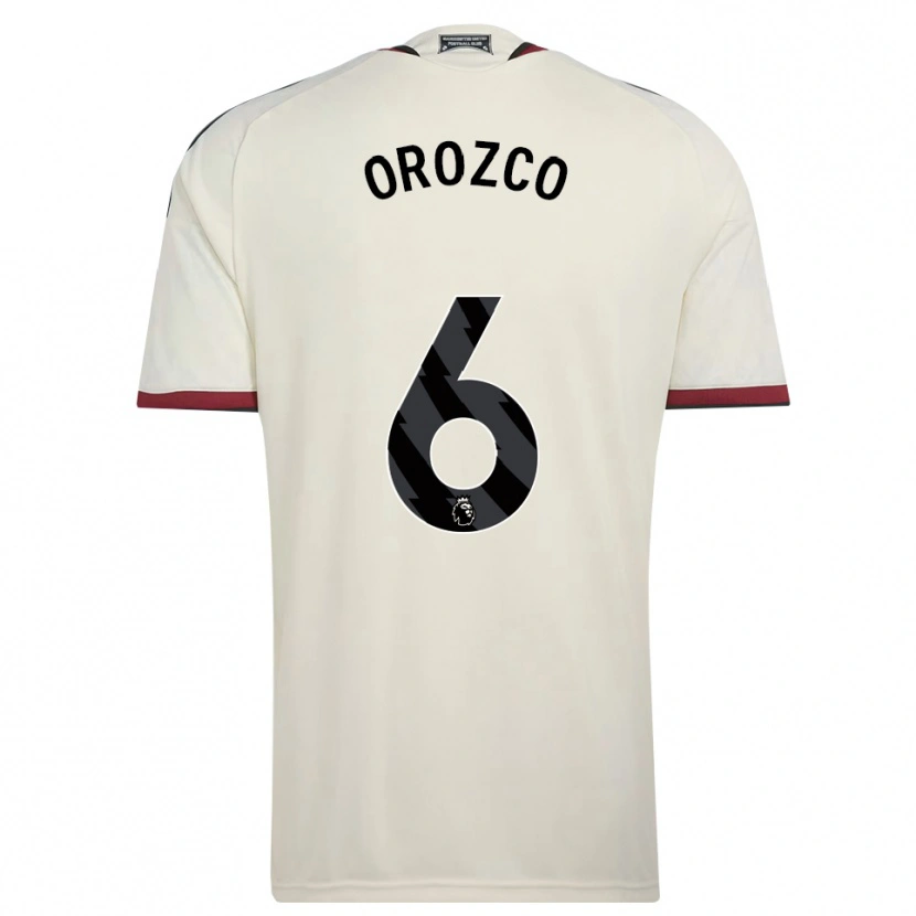 Danxen Kvinder Cristian Orozco #6 Beige Sort Rød Tredje Sæt Spillertrøjer 2026/27 Trøje T-Shirt