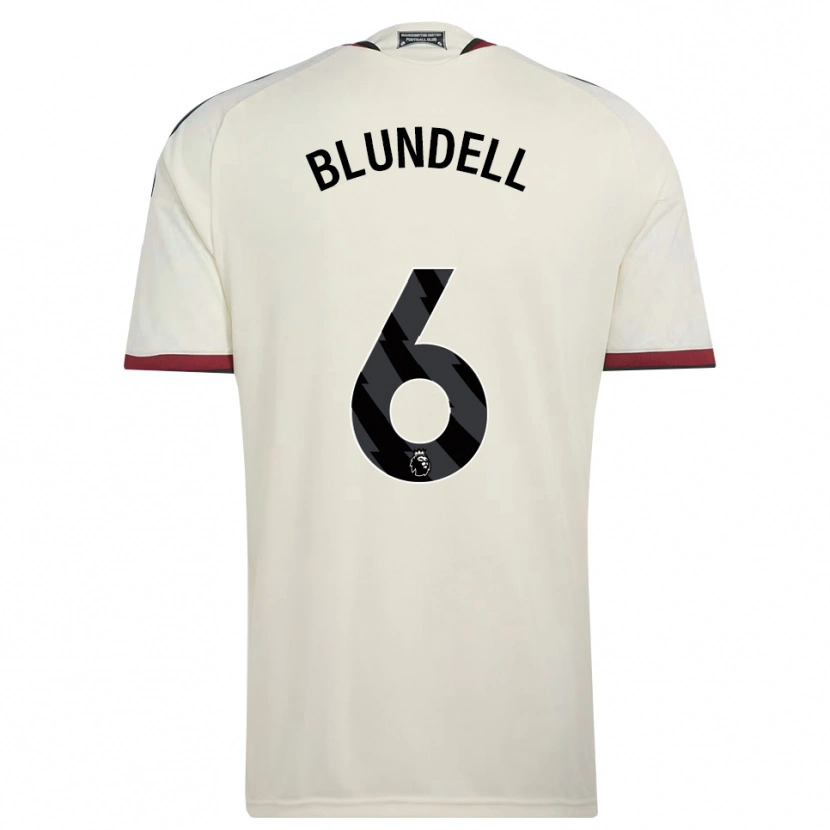 Danxen Kvinder Hannah Blundell #6 Beige Sort Rød Tredje Sæt Spillertrøjer 2026/27 Trøje T-Shirt