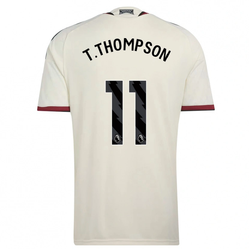 Danxen Kvinder Tynan Thompson #11 Beige Sort Rød Tredje Sæt Spillertrøjer 2026/27 Trøje T-Shirt