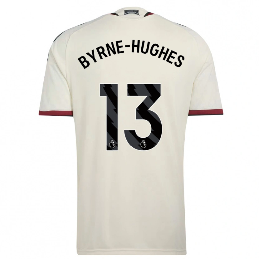 Danxen Kvinder Cameron Byrne-Hughes #13 Beige Sort Rød Tredje Sæt Spillertrøjer 2026/27 Trøje T-Shirt