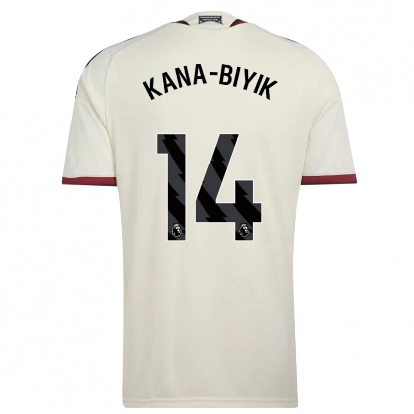 Danxen Kvinder Enzo Kana-Biyik #14 Beige Sort Rød Tredje Sæt Spillertrøjer 2026/27 Trøje T-Shirt