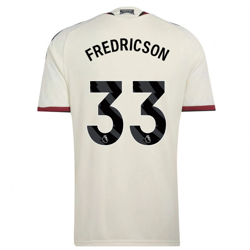 Danxen Kvinder Tyler Fredricson #33 Beige Sort Rød Tredje Sæt Spillertrøjer 2026/27 Trøje T-Shirt