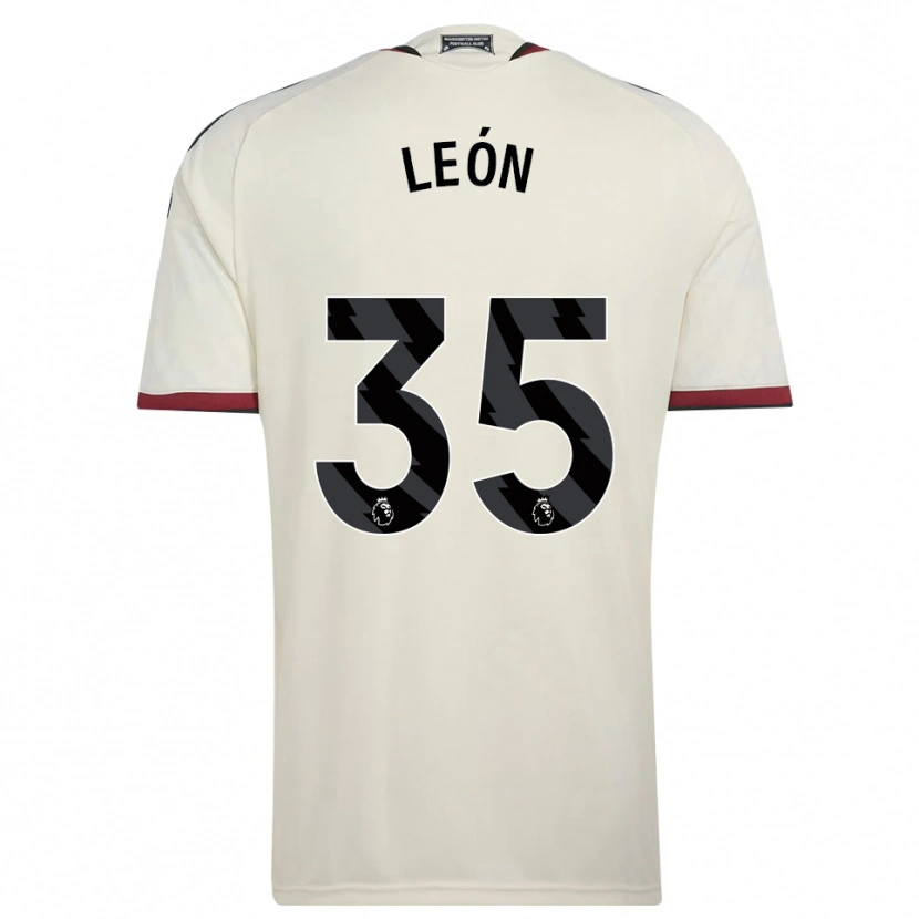 Danxen Kvinder Diego León #35 Beige Sort Rød Tredje Sæt Spillertrøjer 2026/27 Trøje T-Shirt