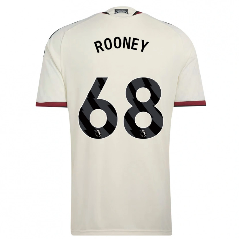 Danxen Kvinder Kai Rooney #68 Beige Sort Rød Tredje Sæt Spillertrøjer 2026/27 Trøje T-Shirt