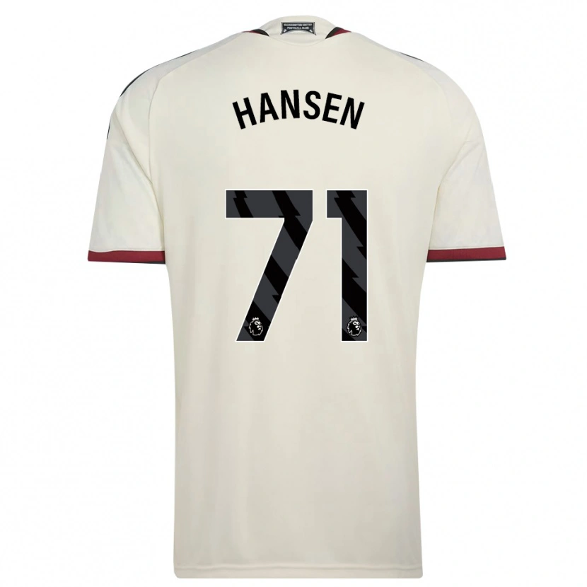 Danxen Kvinder Isak Hansen-Aaroen #71 Beige Sort Rød Tredje Sæt Spillertrøjer 2026/27 Trøje T-Shirt