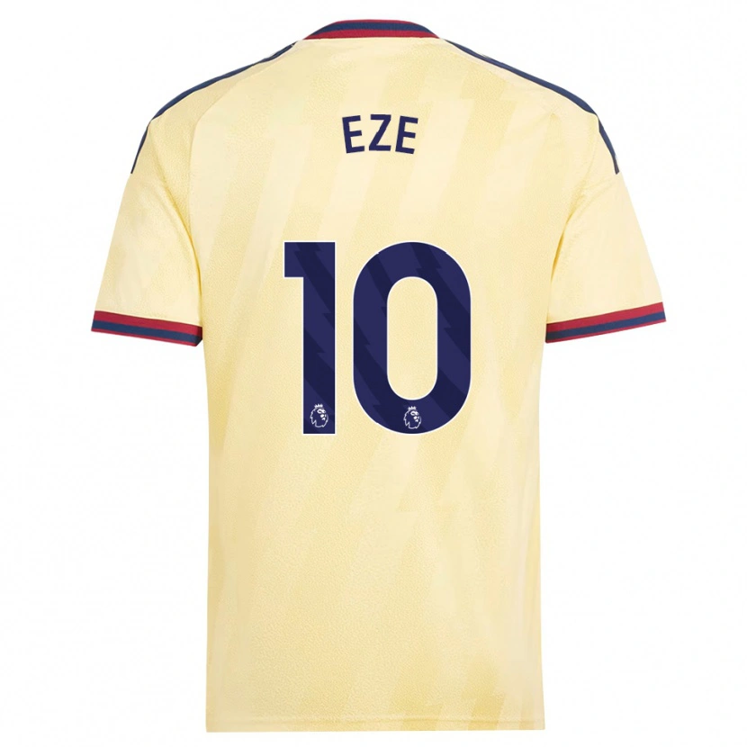 Danxen Kvinder Eberechi Eze #10 Lys Gul Midnatsblå Tredje Sæt Spillertrøjer 2026/27 Trøje T-Shirt