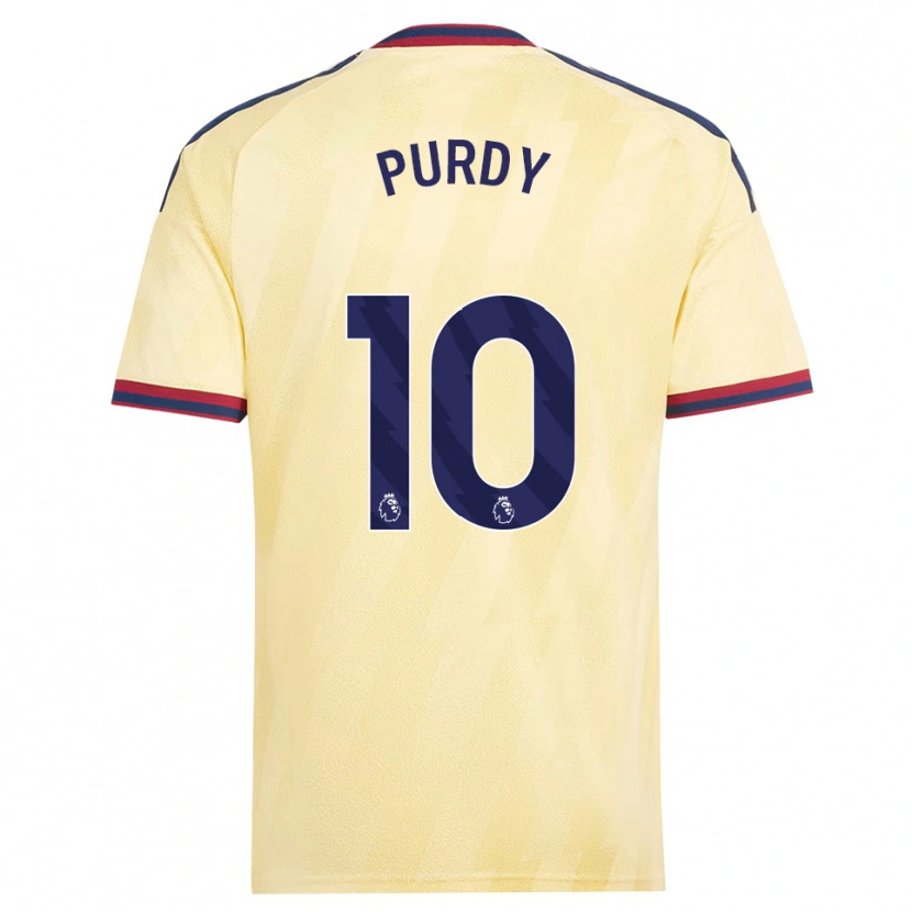 Danxen Kvinder Charlie Purdy #10 Lys Gul Midnatsblå Tredje Sæt Spillertrøjer 2026/27 Trøje T-Shirt