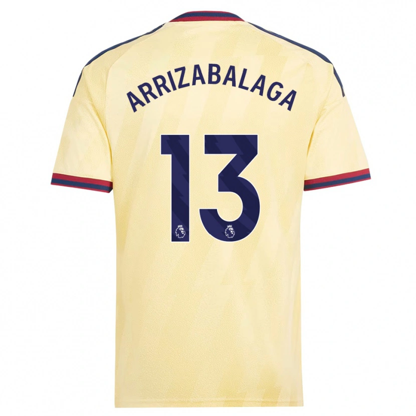 Danxen Kvinder Kepa Arrizabalaga #13 Lys Gul Midnatsblå Tredje Sæt Spillertrøjer 2026/27 Trøje T-Shirt
