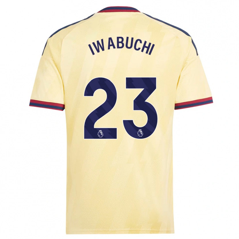 Danxen Kvinder Mana Iwabuchi #23 Lys Gul Midnatsblå Tredje Sæt Spillertrøjer 2026/27 Trøje T-Shirt