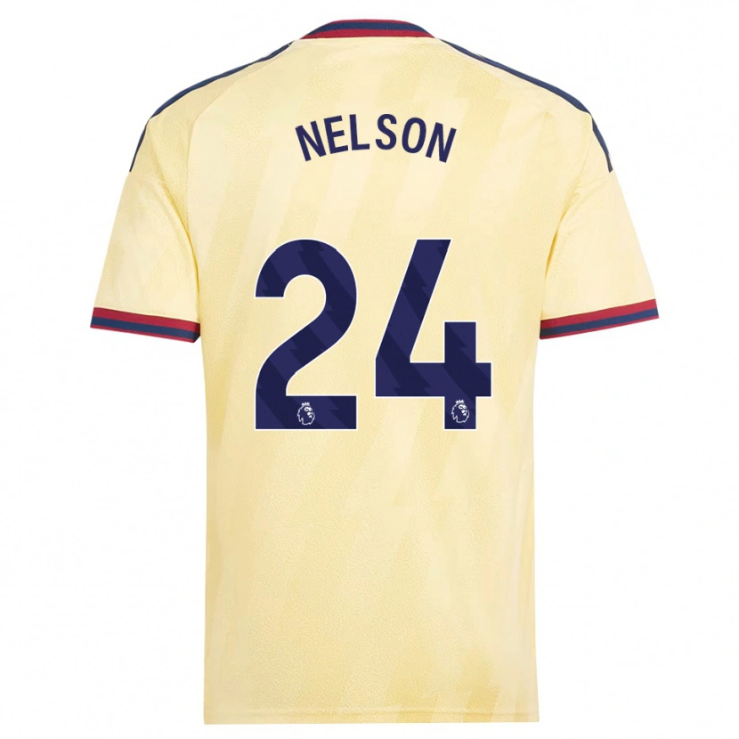 Danxen Kvinder Reiss Nelson #24 Lys Gul Midnatsblå Tredje Sæt Spillertrøjer 2026/27 Trøje T-Shirt