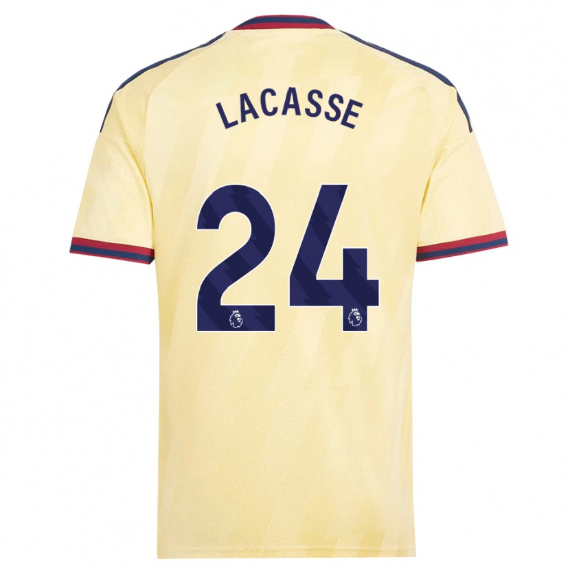 Danxen Kvinder Cloé Lacasse #24 Lys Gul Midnatsblå Tredje Sæt Spillertrøjer 2026/27 Trøje T-Shirt