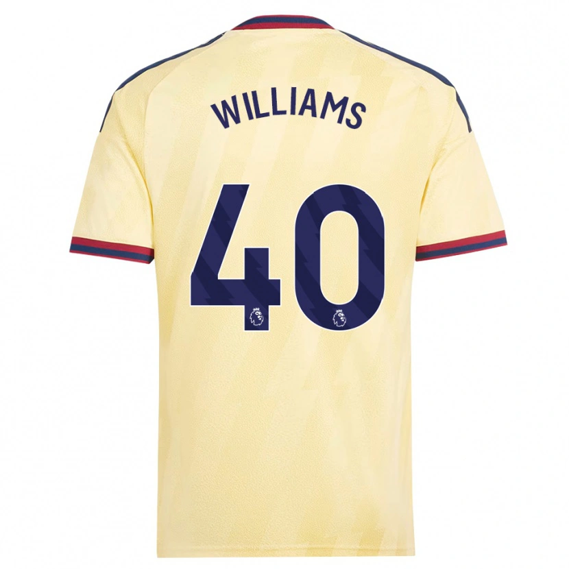 Danxen Kvinder Naomi Williams #40 Lys Gul Midnatsblå Tredje Sæt Spillertrøjer 2026/27 Trøje T-Shirt