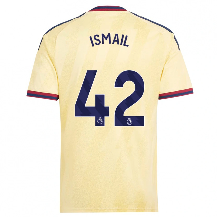 Danxen Kvinder Cam'ron Ismail #42 Lys Gul Midnatsblå Tredje Sæt Spillertrøjer 2026/27 Trøje T-Shirt
