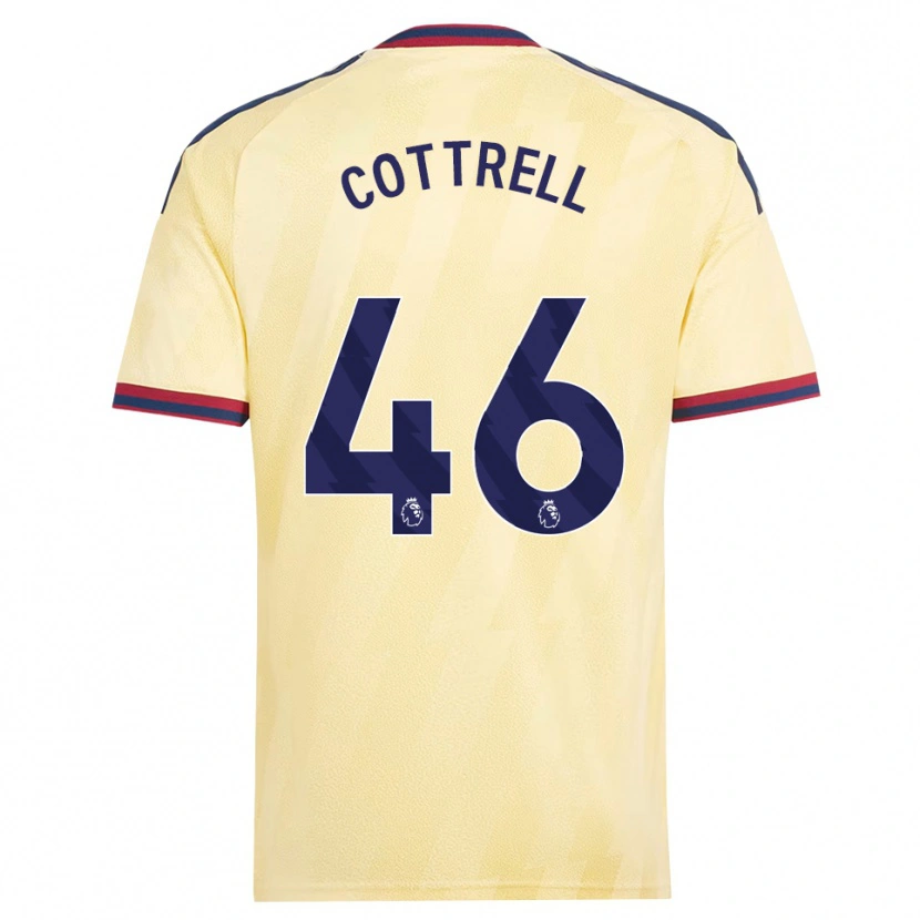 Danxen Kvinder Ben Cottrell #46 Lys Gul Midnatsblå Tredje Sæt Spillertrøjer 2026/27 Trøje T-Shirt
