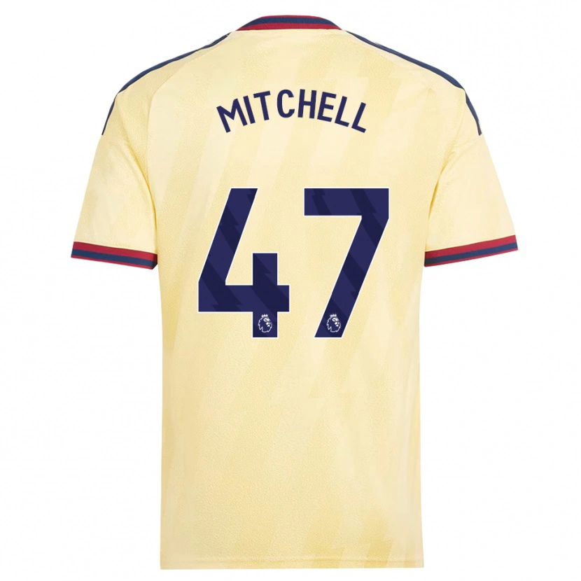 Danxen Kvinder Remy Mitchell #47 Lys Gul Midnatsblå Tredje Sæt Spillertrøjer 2026/27 Trøje T-Shirt