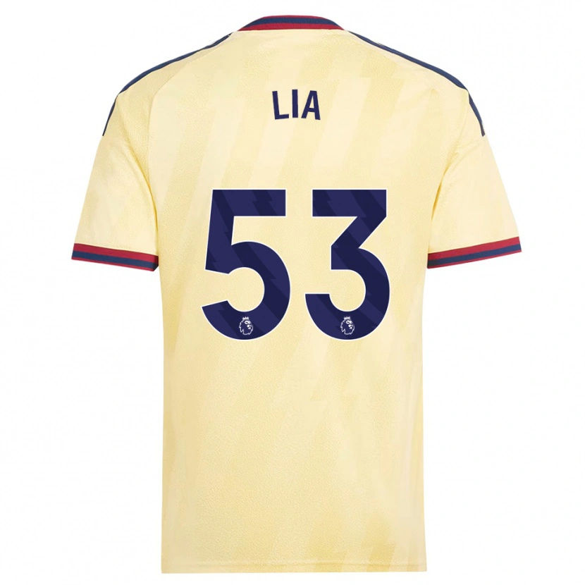 Danxen Kvinder Vivienne Lia #53 Lys Gul Midnatsblå Tredje Sæt Spillertrøjer 2026/27 Trøje T-Shirt