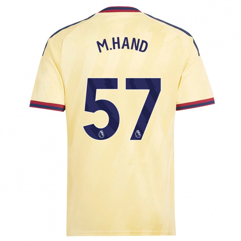 Danxen Kvinder Ismail Oulad M'hand #57 Lys Gul Midnatsblå Tredje Sæt Spillertrøjer 2026/27 Trøje T-Shirt