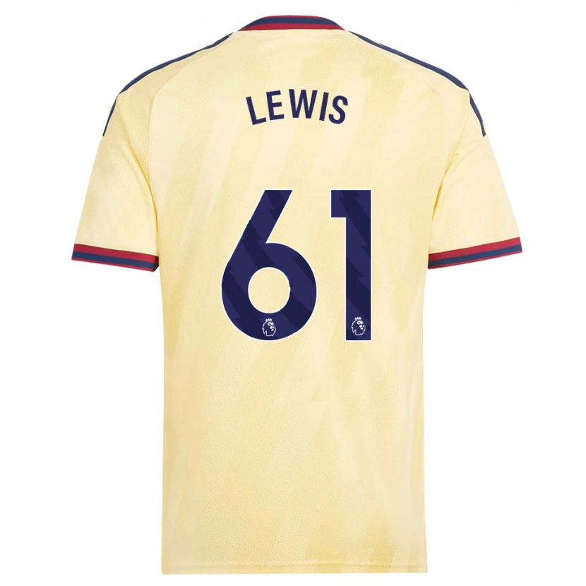 Danxen Kvinder George Lewis #61 Lys Gul Midnatsblå Tredje Sæt Spillertrøjer 2026/27 Trøje T-Shirt