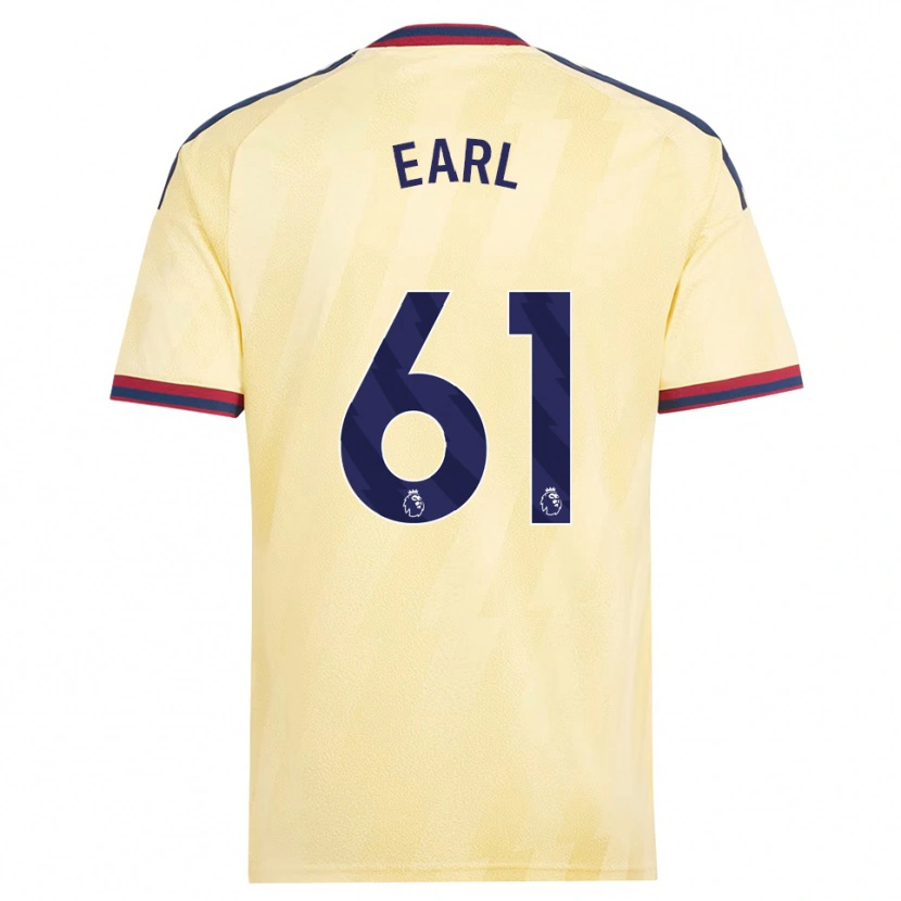 Danxen Kvinder Madison Earl #61 Lys Gul Midnatsblå Tredje Sæt Spillertrøjer 2026/27 Trøje T-Shirt