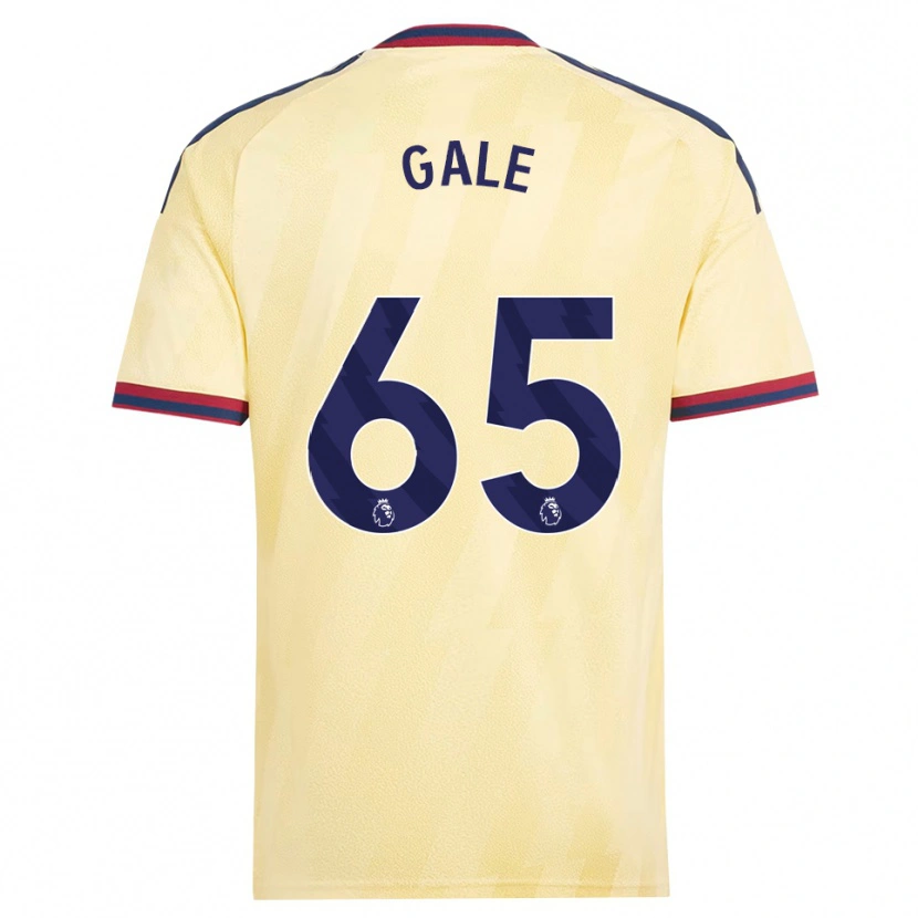 Danxen Kvinder Jessie Gale #65 Lys Gul Midnatsblå Tredje Sæt Spillertrøjer 2026/27 Trøje T-Shirt