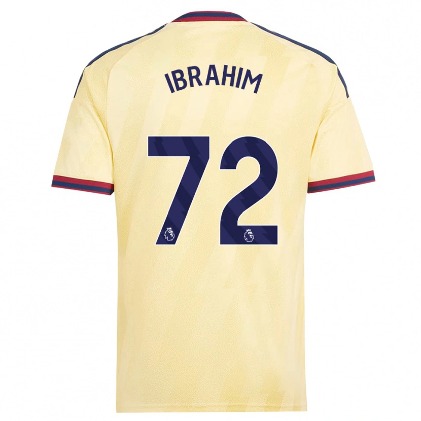 Danxen Kvinder Ife Ibrahim #72 Lys Gul Midnatsblå Tredje Sæt Spillertrøjer 2026/27 Trøje T-Shirt