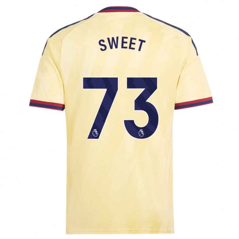 Danxen Kvinder James Sweet #73 Lys Gul Midnatsblå Tredje Sæt Spillertrøjer 2026/27 Trøje T-Shirt