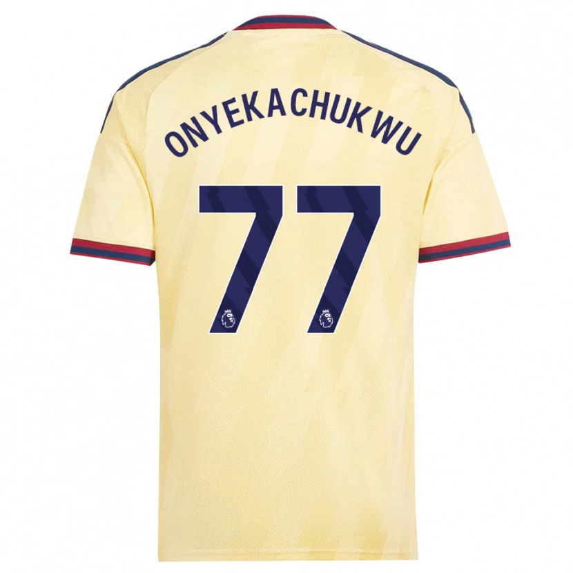 Danxen Kvinder Samuel Onyekachukwu #77 Lys Gul Midnatsblå Tredje Sæt Spillertrøjer 2026/27 Trøje T-Shirt