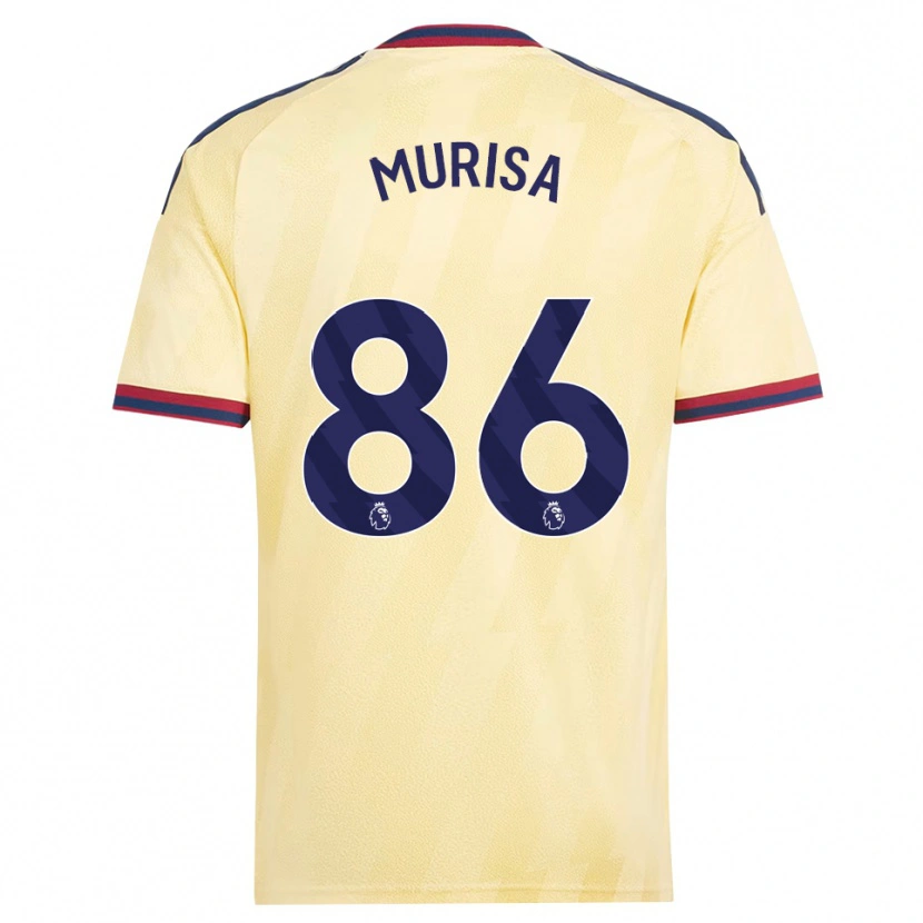 Danxen Kvinder Teshaun Murisa #86 Lys Gul Midnatsblå Tredje Sæt Spillertrøjer 2026/27 Trøje T-Shirt