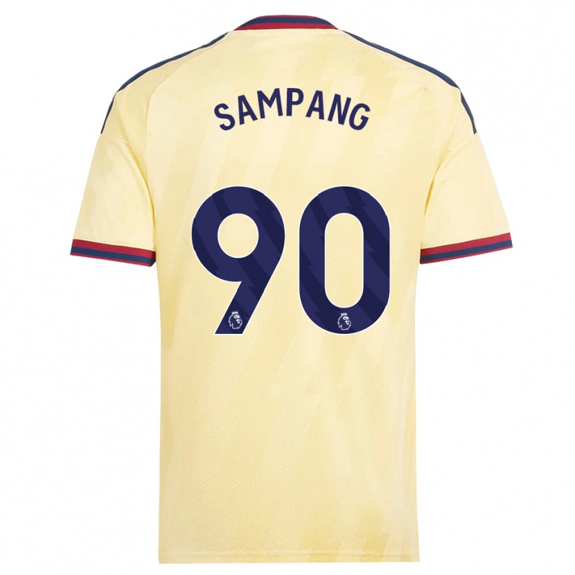 Danxen Kvinder Saurap Sampang #90 Lys Gul Midnatsblå Tredje Sæt Spillertrøjer 2026/27 Trøje T-Shirt