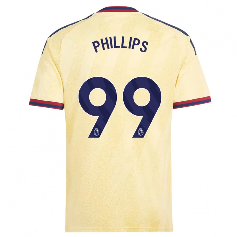 Danxen Kvinder Charlie Phillips #99 Lys Gul Midnatsblå Tredje Sæt Spillertrøjer 2026/27 Trøje T-Shirt