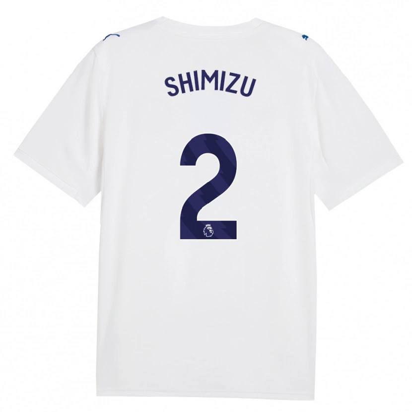 Danxen Kvinder Risa Shimizu #2 Marine Hvid Tredje Sæt Spillertrøjer 2026/27 Trøje T-Shirt