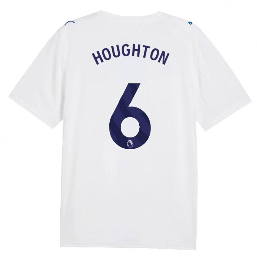 Danxen Kvinder Steph Houghton #6 Marine Hvid Tredje Sæt Spillertrøjer 2026/27 Trøje T-Shirt