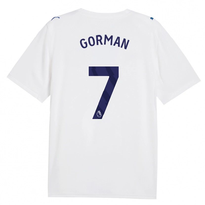 Danxen Kvinder Finlay Gorman #7 Marine Hvid Tredje Sæt Spillertrøjer 2026/27 Trøje T-Shirt