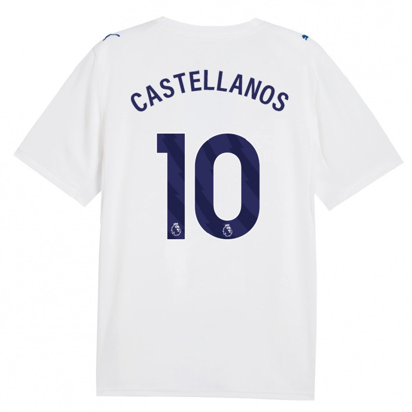 Danxen Kvinder Deyna Castellanos #10 Marine Hvid Tredje Sæt Spillertrøjer 2026/27 Trøje T-Shirt